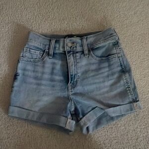 Hollister high rise jean short